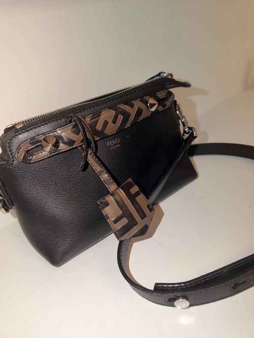 Fendi Mini By The Way Leather Crossbody Bag – Black